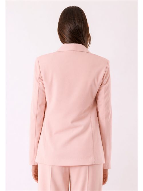 completo giacca m/petto pant palazzo PE26168 MESANGE | PE26168NUDE