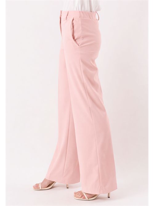 completo giacca m/petto pant palazzo PE26168 MESANGE | PE26168NUDE