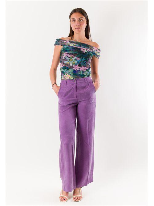 pantalone palazzo PE26242 MESANGE | PE26242LAVANDA
