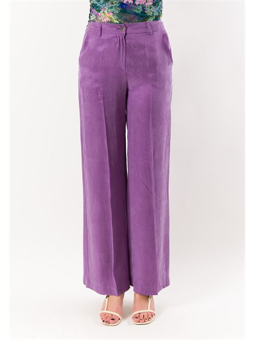 pantalone palazzo PE26242 MESANGE | PE26242LAVANDA