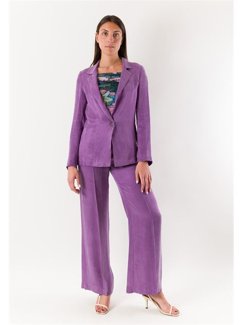 giacca a un bottone PE26243 MESANGE | PE26243LAVANDA