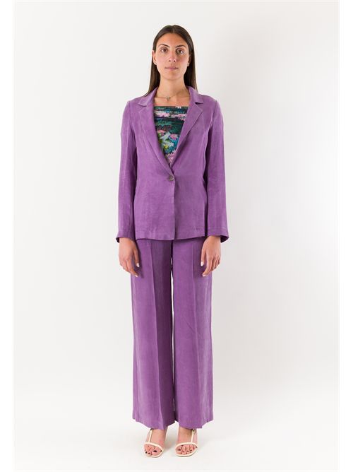 giacca a un bottone PE26243 MESANGE | PE26243LAVANDA