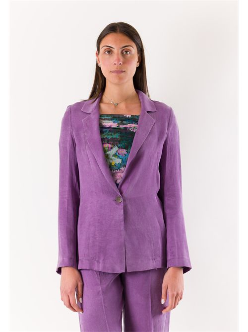 giacca a un bottone PE26243 MESANGE | PE26243LAVANDA