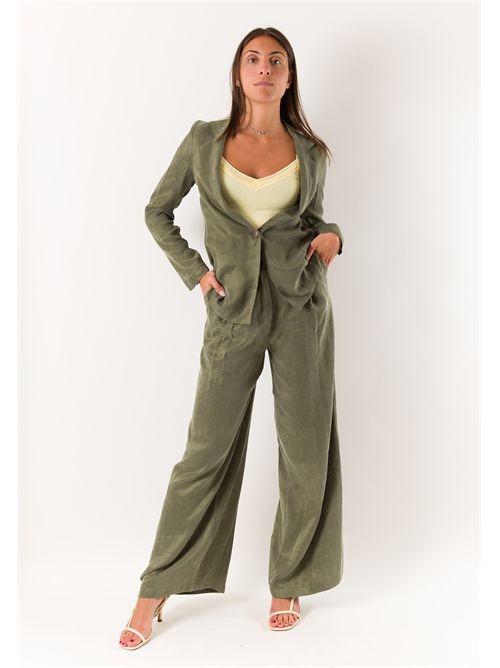 one-button jacket PE26243 MESANGE | PE26243MILITARE