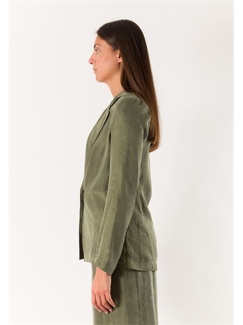 one-button jacket PE26243 MESANGE | PE26243MILITARE