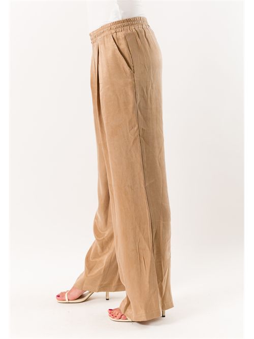pants with elastic waistband PE26256 MESANGE | PE26256SABBIA