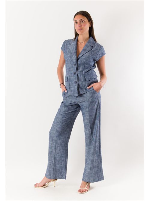 giacca 3 bottoni mezza manica PE26260 MESANGE | PE26260JEANS