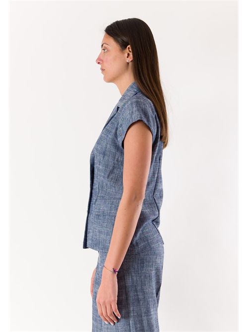 giacca 3 bottoni mezza manica PE26260 MESANGE | PE26260JEANS