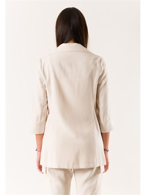 jacket with 3/4 sleeves PE26280 MESANGE | PE26280PANNA