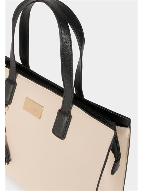 2SAFIA Two-Tone Shopper Bag MORGAN DE TOI | 2SAFIAIVOIRE