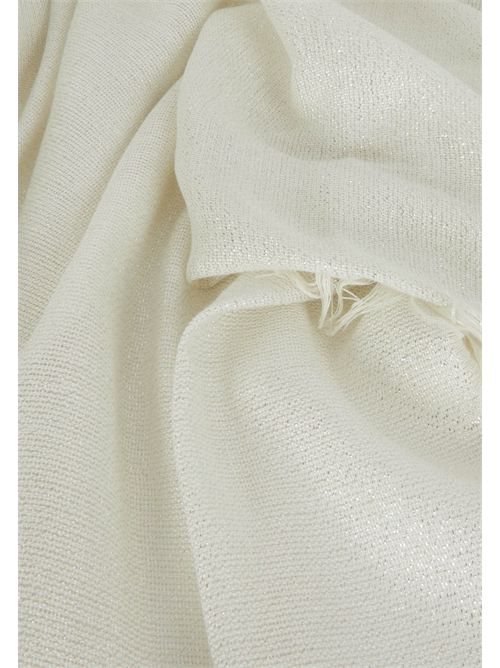 Foulard con frange sottili e lurex 5LILI MORGAN DE TOI | 5LILIIVOIRE