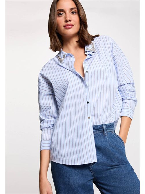 Shirt with striped pattern CRISTA (FRENCH SIZES) MORGAN DE TOI | CRISTAMULTICOLORE