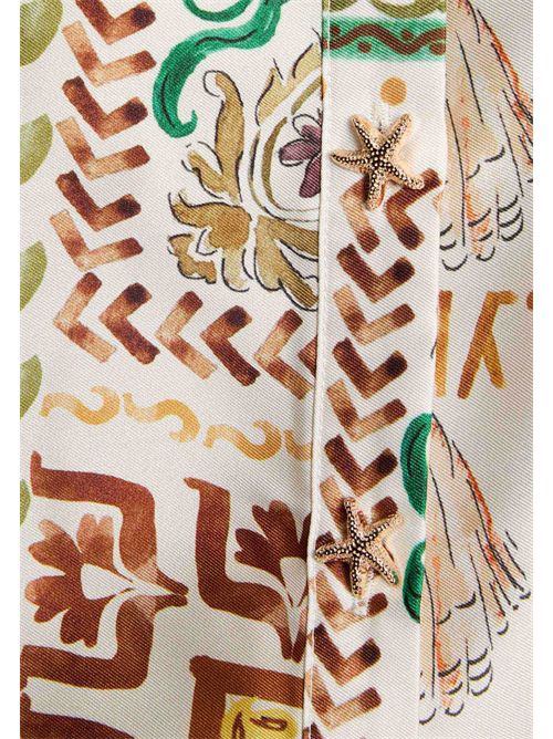 Patterned short-sleeve shirt CUBA.F (FRENCH SIZES) MORGAN DE TOI | CUBA.FMULTICOLORE