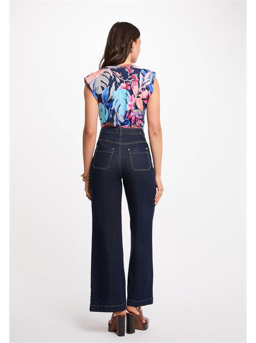 Top incrocio fantasia floreale DBARNA MORGAN DE TOI | DBARNAMULTICOLORE