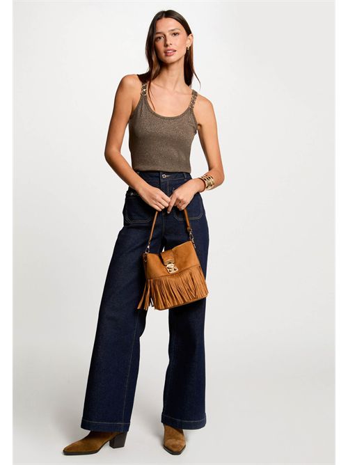 Top luminoso DIDOA MORGAN DE TOI | DIDOAVERT KAKI