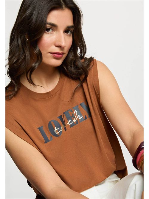 t-shirt smanicata DPREPPY MORGAN DE TOI | DPREPPYCAMEL