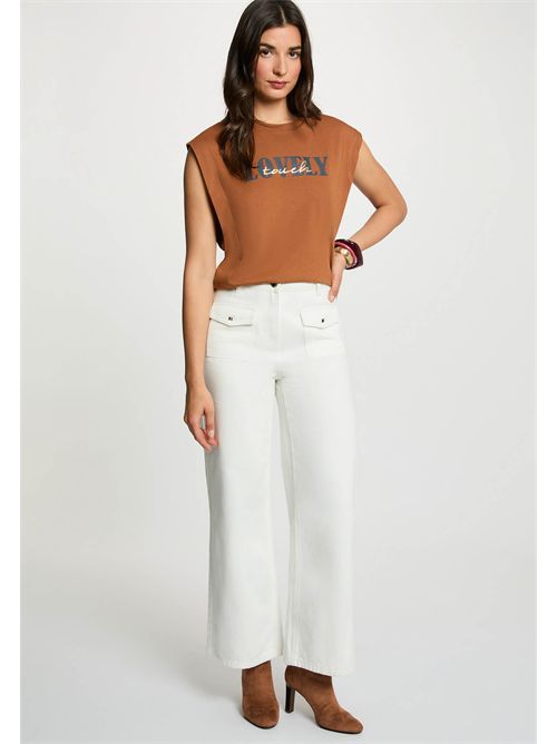 t-shirt smanicata DPREPPY MORGAN DE TOI | DPREPPYCAMEL