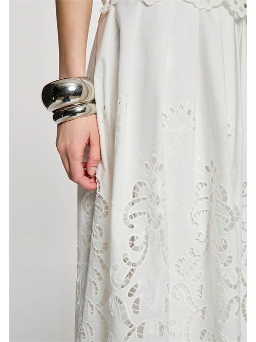 Gonna lunga con ricami JUPON ( TAGLIE FRANCESI ) MORGAN DE TOI | JUPONBLANC