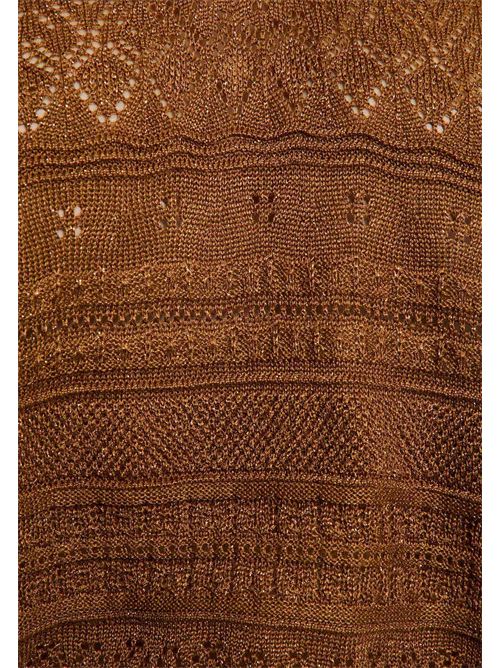 MCRISSA short-sleeve sweater MORGAN DE TOI | MCRISSACAMEL