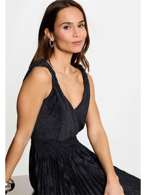 Abito lungo plissé luminoso ROLUX MORGAN DE TOI | ROLUXBLEU MARINE