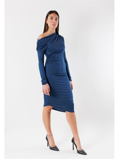 Elegant one-shoulder dress 8A1606J372 PATRIZIA PEPE | 8A1606J372CA97