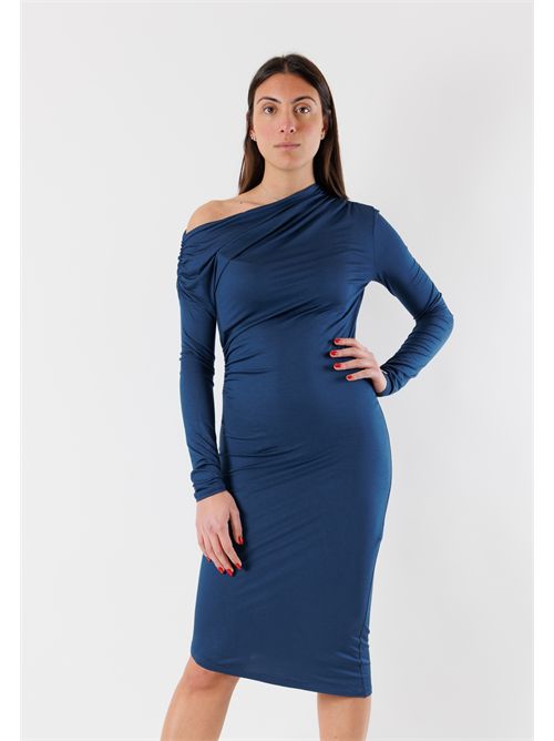 Elegant one-shoulder dress 8A1606J372 PATRIZIA PEPE | 8A1606J372CA97