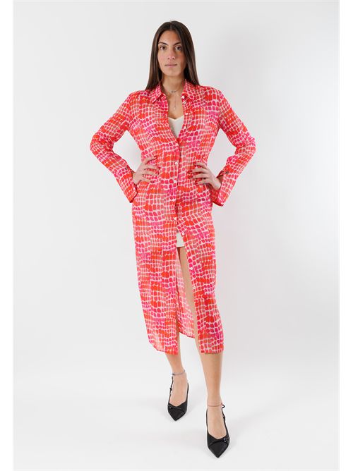 Flowy printed shirt dress 8A1662A725 PATRIZIA PEPE | 8A1662A725FG61
