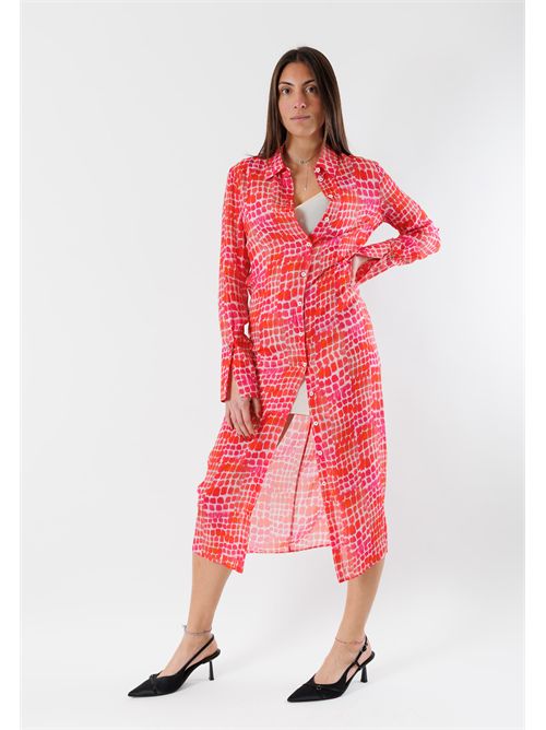 Flowy printed shirt dress 8A1662A725 PATRIZIA PEPE | 8A1662A725FG61
