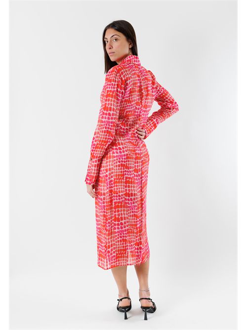 Flowy printed shirt dress 8A1662A725 PATRIZIA PEPE | 8A1662A725FG61