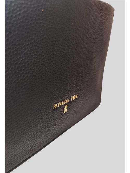 Borsa in pelle con tracolla a catena 8B0335L001 PATRIZIA PEPE | 8B0335L001K103