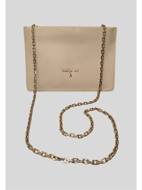 Borsa in pelle con tracolla a catena 8B0335L001 PATRIZIA PEPE | 8B0335L001W405