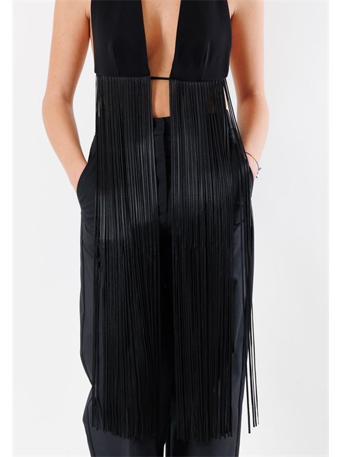 Elegant top with fringe 8F0125A6F5 PATRIZIA PEPE | 8F0125A6F5K103