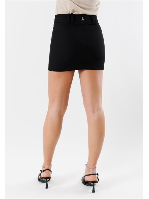 Gonna corta elegante stretch 8G0529A498 PATRIZIA PEPE | 8G0529A498K103