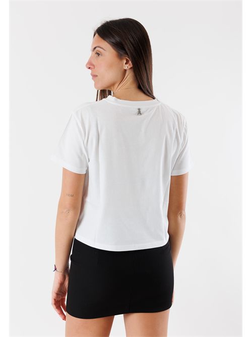 T-shirt in cotone con dettagli gioiello 8M1810J304 PATRIZIA PEPE | 8M1810J304W103