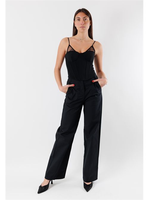 Elegant stretch palazzo pants 8P0825A716 PATRIZIA PEPE | 8P0825A716K103