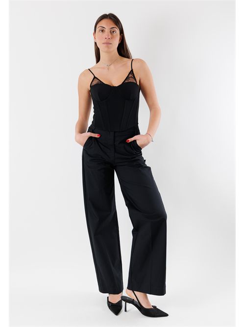 Elegant stretch palazzo pants 8P0825A716 PATRIZIA PEPE | 8P0825A716K103