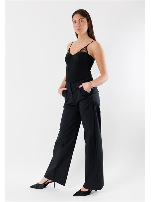 Elegant stretch palazzo pants 8P0825A716 PATRIZIA PEPE | 8P0825A716K103