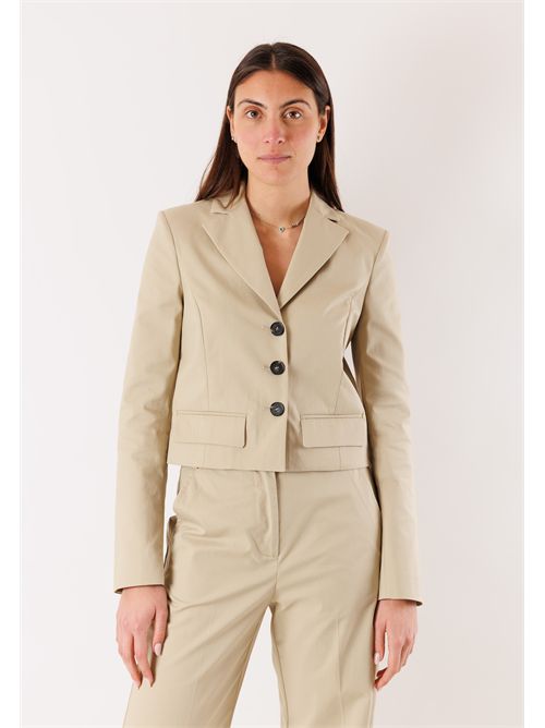 Short three-button jacket 8S0583A716 PATRIZIA PEPE | 8S0583A716B862