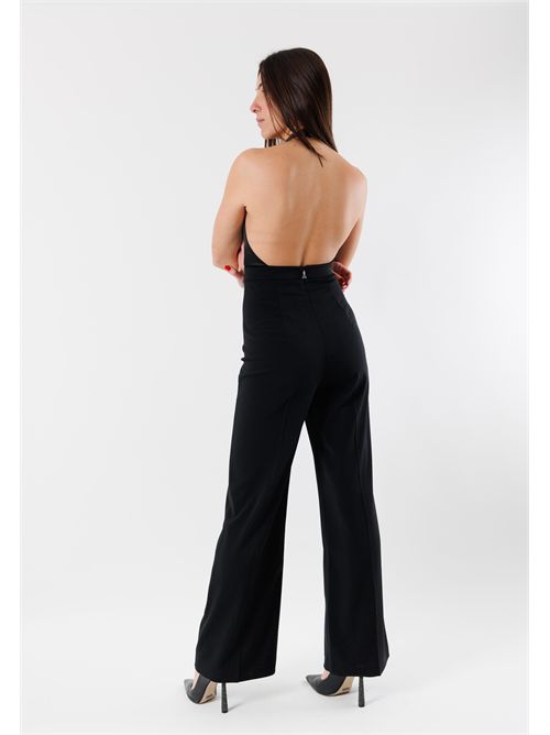 Elegant jumpsuit with deep neckline 8T0052A6F5 PATRIZIA PEPE | 8T0052A6F5K103
