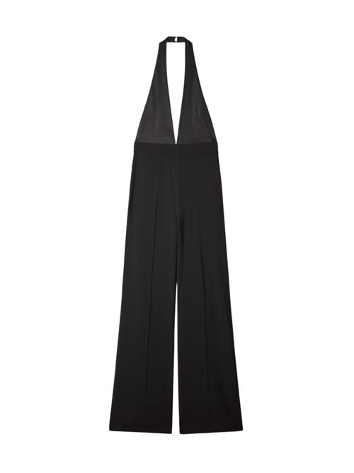 Elegant jumpsuit with deep neckline 8T0052A6F5 PATRIZIA PEPE | 8T0052A6F5K103