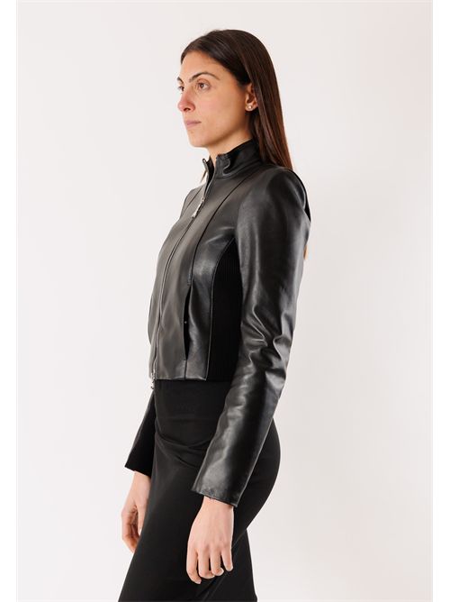 Short leather jacket CO0001L1HZ PATRIZIA PEPE | CO0001L1HZK103