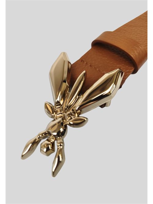 Cintura in pelle martellata con fibbia fly CW0471L001 PATRIZIA PEPE | CW0471L001B111