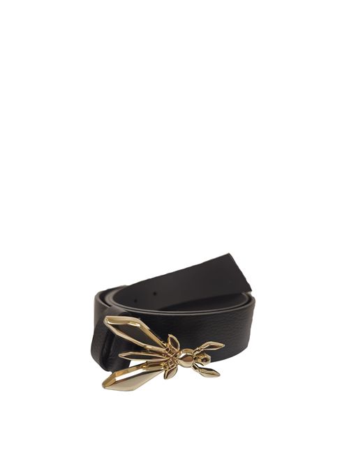 Cintura in pelle martellata con fibbia fly CW0471L001 PATRIZIA PEPE | CW0471L001K118