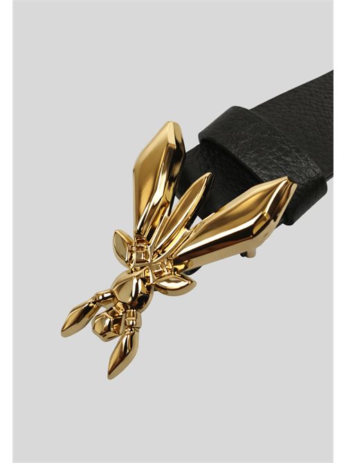 Cintura in pelle martellata con fibbia fly CW0471L001 PATRIZIA PEPE | CW0471L001K118
