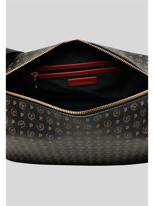Pollini Heritage shoulder bag with all-over TE8400 logo POLLINI | TE8400PP02Q1100BNERO
