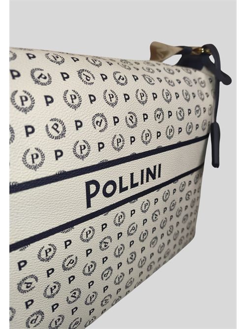 Pollini Heritage shoulder bag with all-over TE8400 logo POLLINI | TE8400PP02Q4911APVC AV-DBL