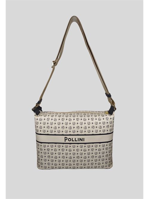 Pollini Heritage shoulder bag with all-over TE8400 logo POLLINI | TE8400PP02Q4911APVC AV-DBL