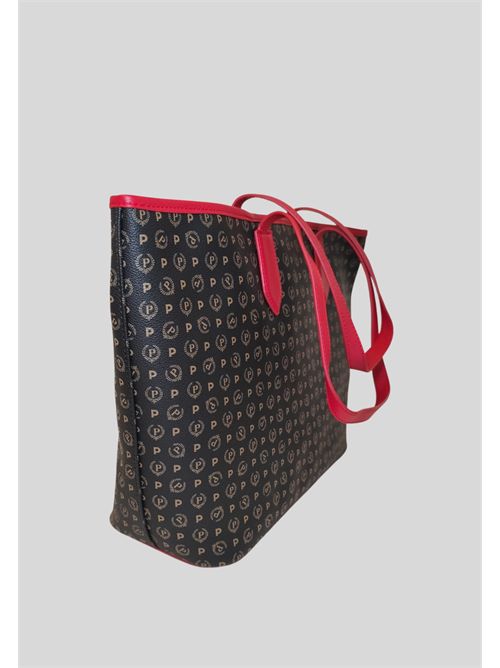 Elegant monogram shopper TE8427PP06Q1100B POLLINI | TE8427PP06Q1100BNERO
