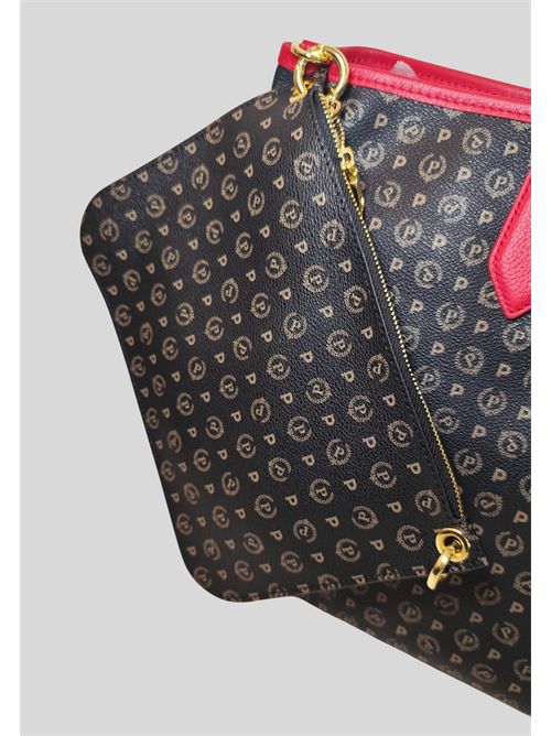Elegant monogram shopper TE8427PP06Q1100B POLLINI | TE8427PP06Q1100BNERO