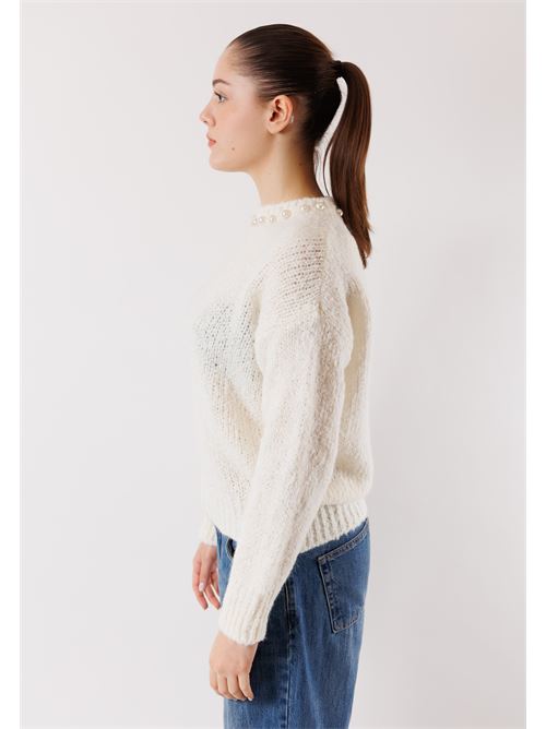 Crew-neck sweater 3M1281 KONTATTO | 3M1281panna